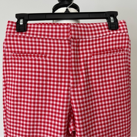 Zara new with tags gingham print mini flare trousers in a size medium - Picture 5 of 13